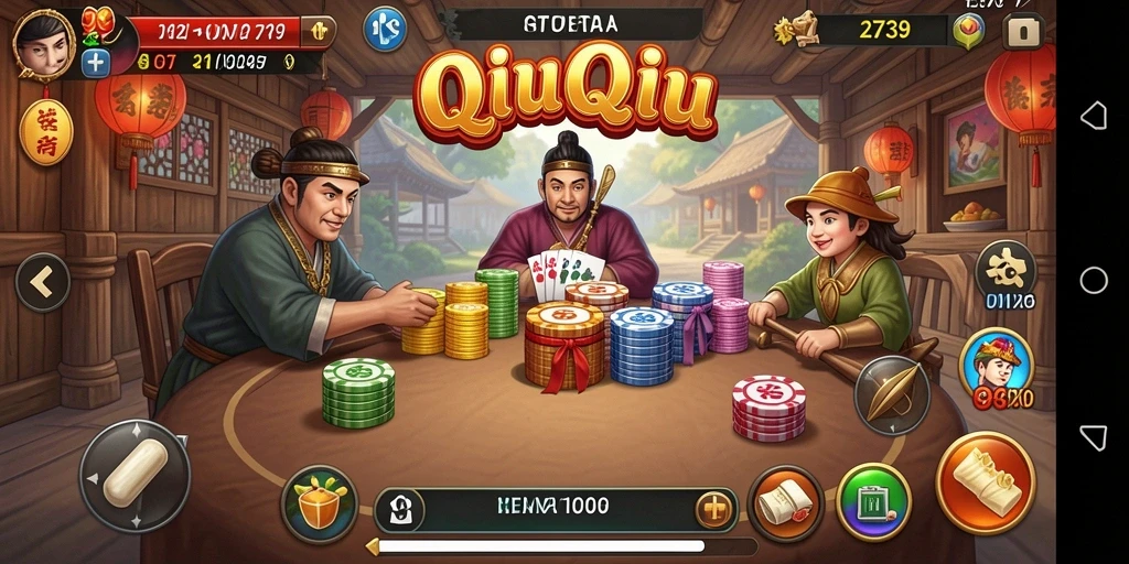 Screenshot gameplay QiuQiu yang memukau dan seru.