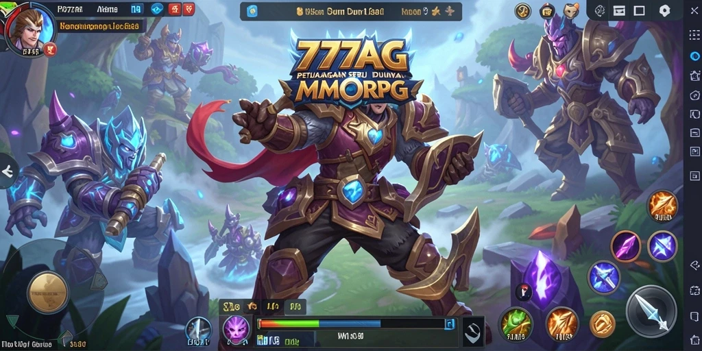 Tampilan gameplay yang mendebarkan di 777AG.