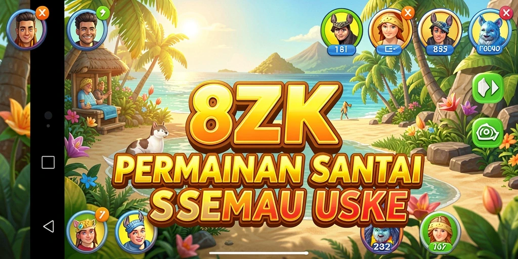 Gambaran gameplay seru dan menantang dari 8ZK.