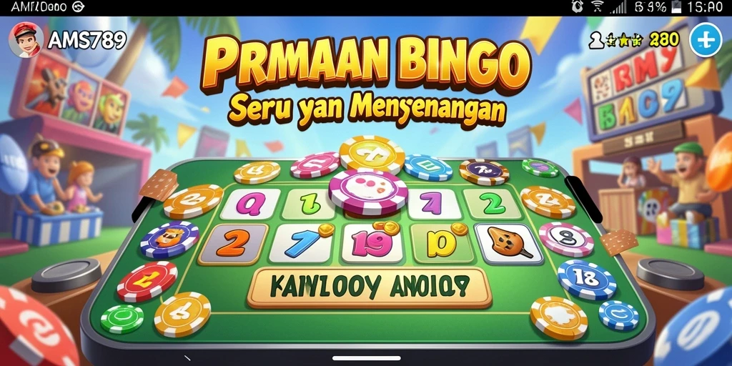 Screenshot gameplay AMS789 yang menunjukkan keseruan permainan Bingo.