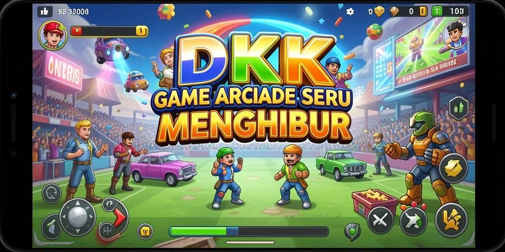 Gameplay seru DKK dengan banyak tantangan dan karakter unik.