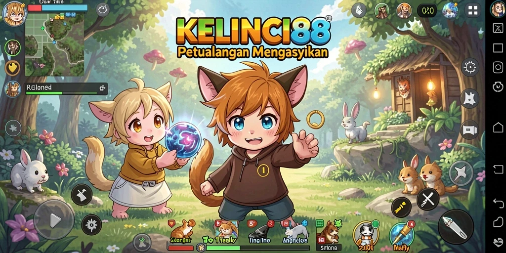 Screenshot gameplay KELINCI88 menunjukkan aksi menarik di dunia Anime.
