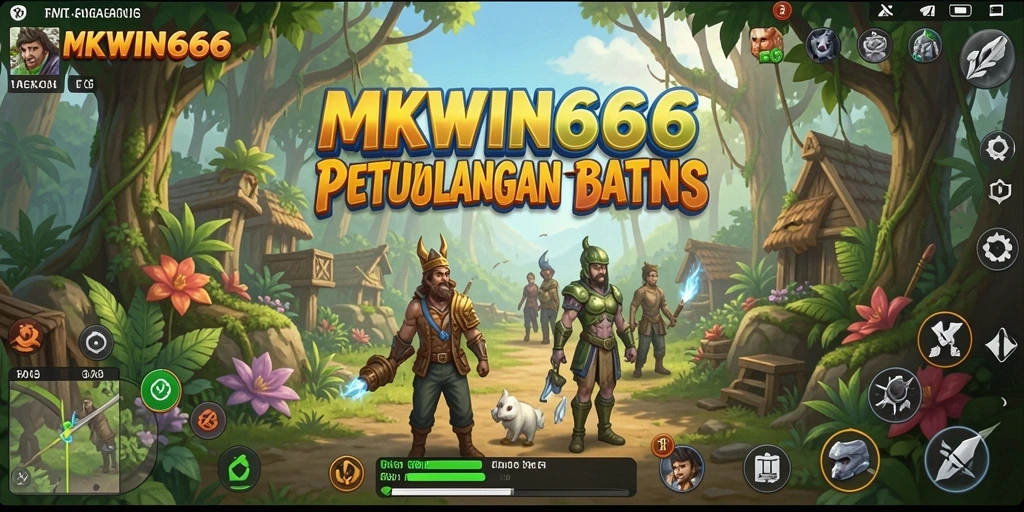 Screenshot MKWIN666 menampilkan aksi seru dalam petualangan.