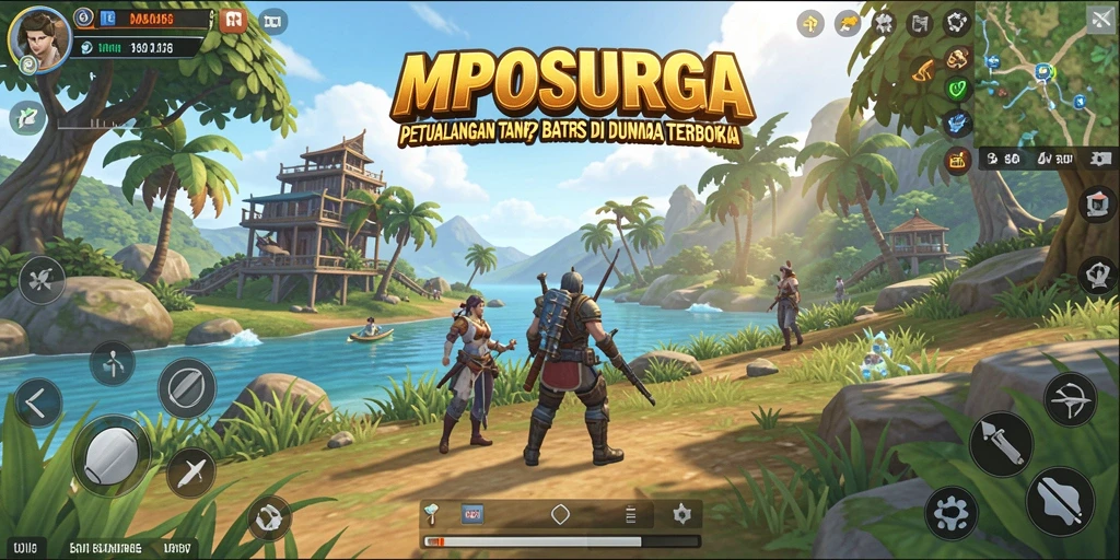 Tampilan gameplay yang menakjubkan di dunia Open World MPOSURGA.