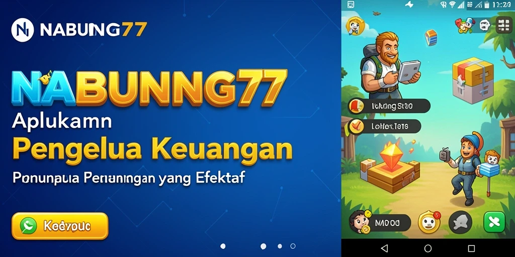 Tampilan utama aplikasi NABUNG77 yang intuitif dengan fitur canggih.
