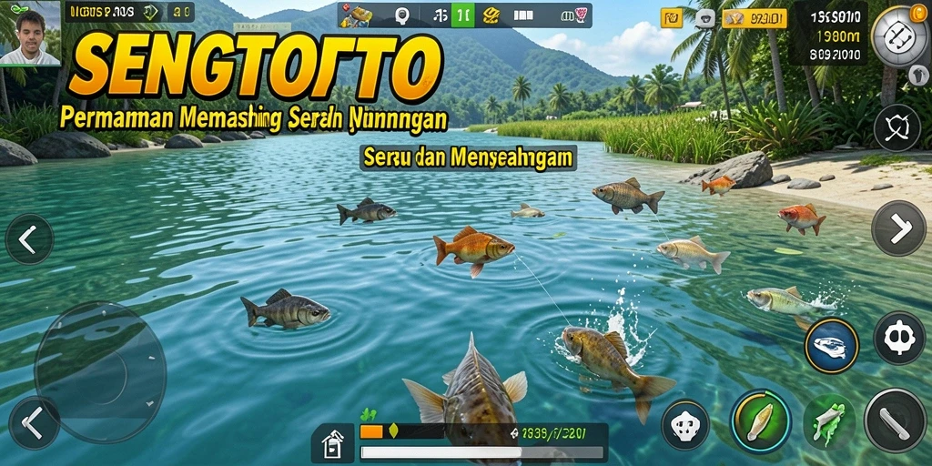 Tangkapan ikan besar dalam gameplay SENGTOTO